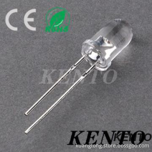 High bright Through Hole Water Clear lens Short legs Green Led Diode